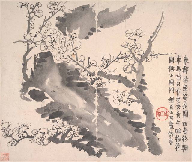 梅树中式装饰画