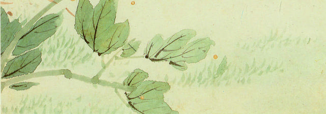 蜻蜓粉色花卉古典装饰画