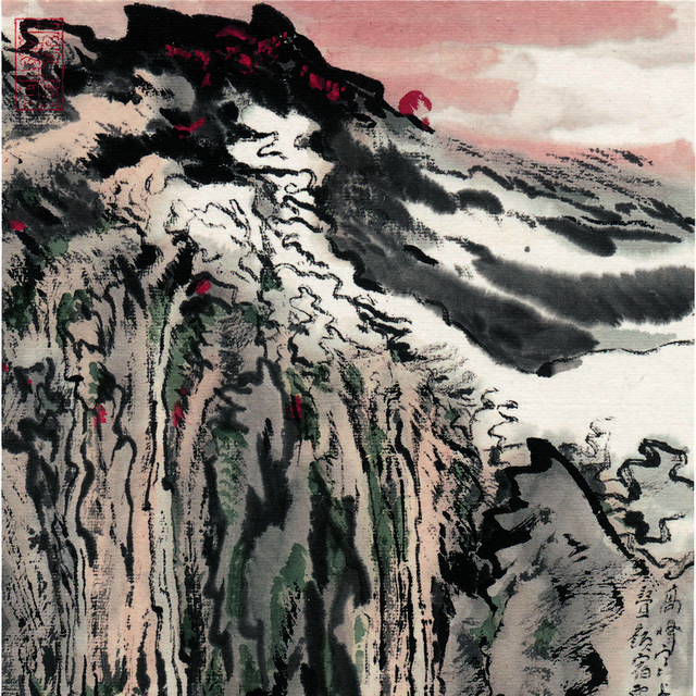 高峰叠岭装饰画1