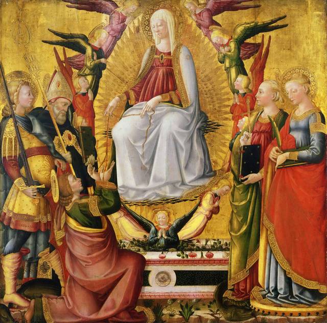 圣托马斯接受圣母的腰带油画装饰画