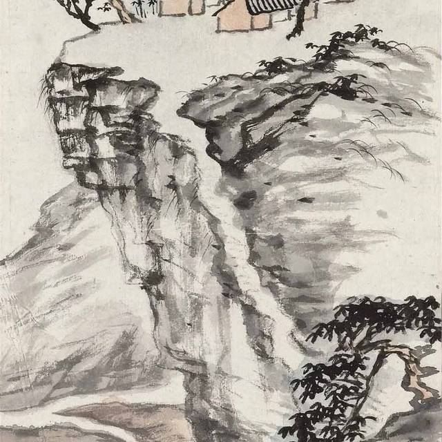 山上房屋装饰画