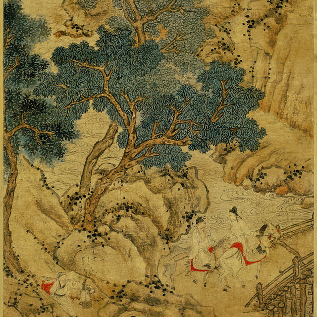 山庄客至装饰画