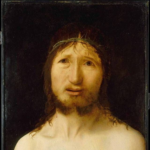 戴刺冠的基督油画无框画
