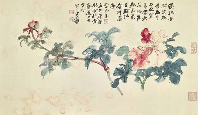 美丽的花朵装饰画