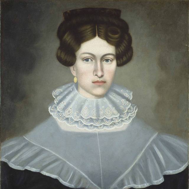 欧美女性人物肖像油画