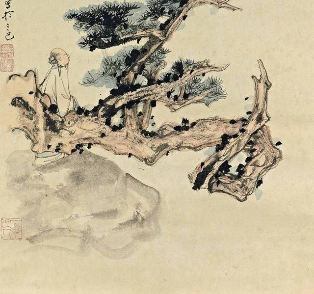 松树水墨装饰画3