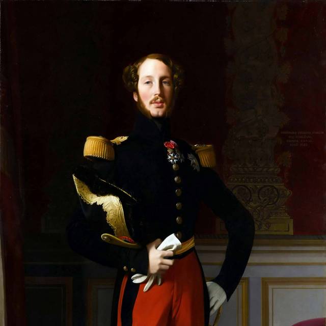 费迪南·波旁·奥尔良的肖像油画装饰画