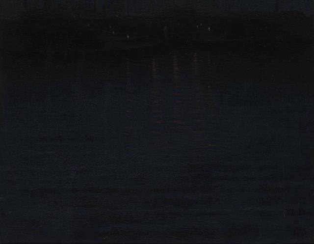 威尼斯之夜油画素材1
