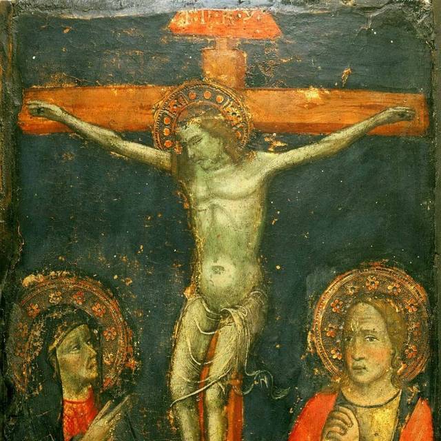 十字架上的耶稣油画装饰画