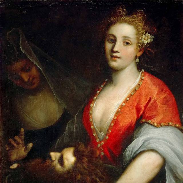 莎乐美与施洗者圣约翰的头油画素材