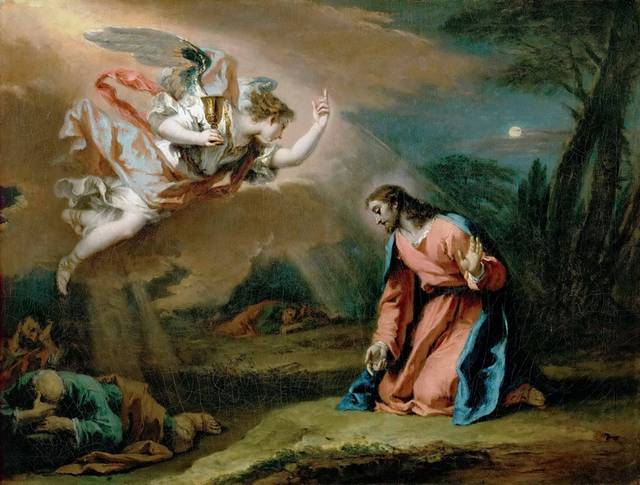 基督在橄榄山上油画装饰画