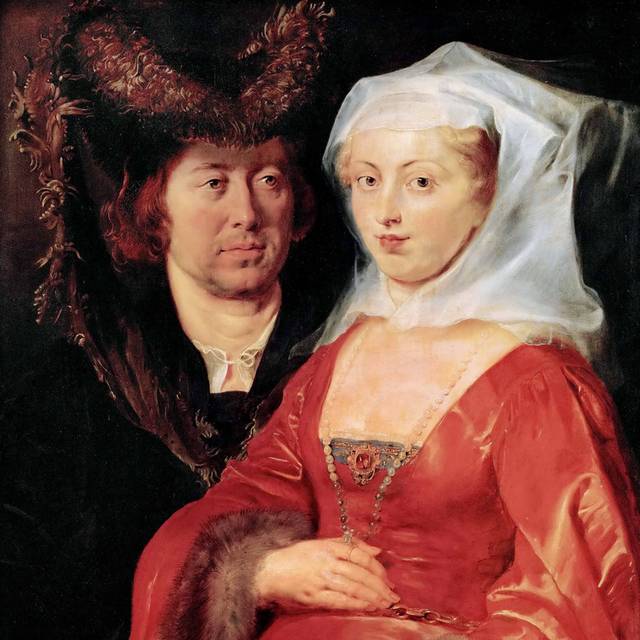 圣贝加和她的丈夫安塞古斯油画素材