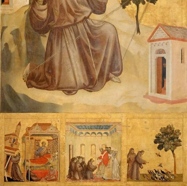 阿西西的圣弗朗西斯接受耻辱油画装饰画