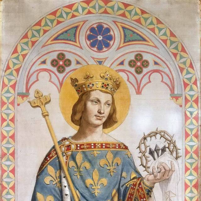 法国国王圣路易斯油画装饰画