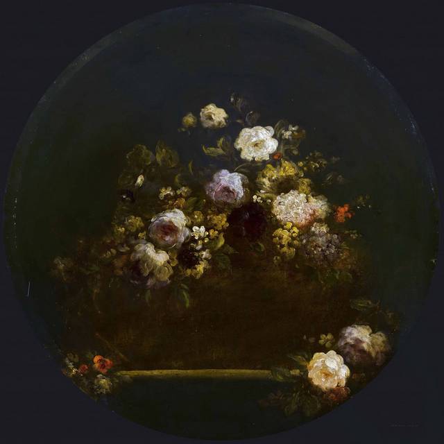花瓶里的花朵油画素材2
