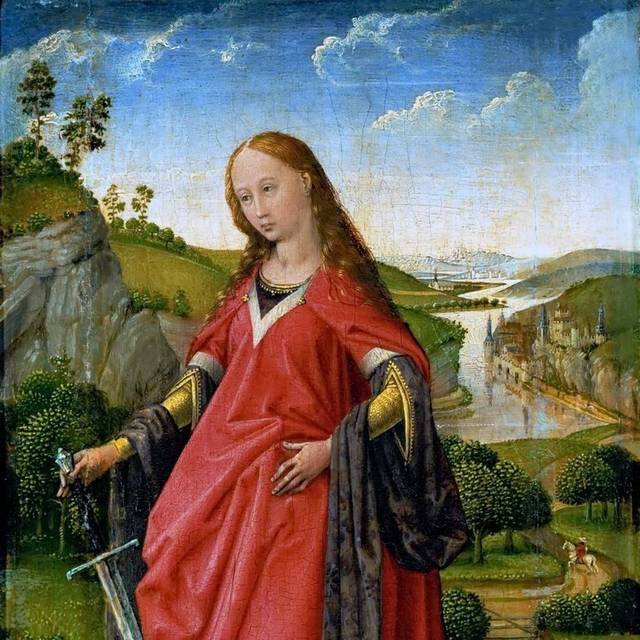 亚历山大的圣凯瑟琳油画装饰画