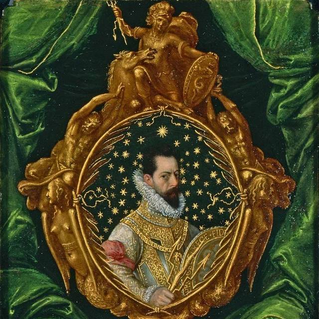 亚历山德罗·法尔内塞的肖像油画素材