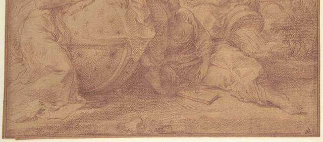 纪念教皇本笃十六世素描画