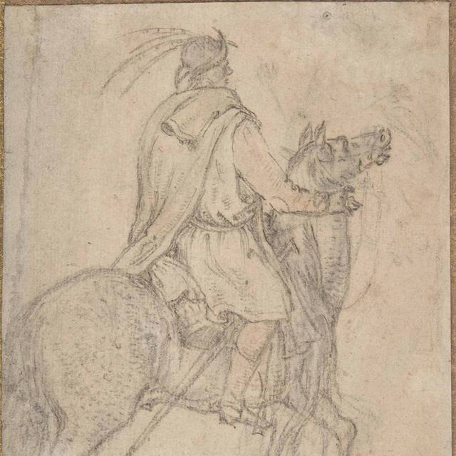一位匈牙利骑士素描画