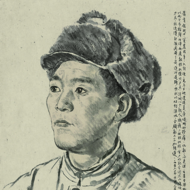 志愿军头像装饰画