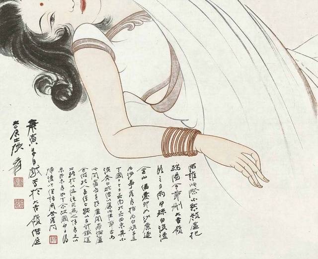 异域美女装饰画