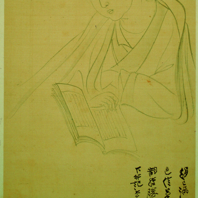 女性古典人物中式装饰画
