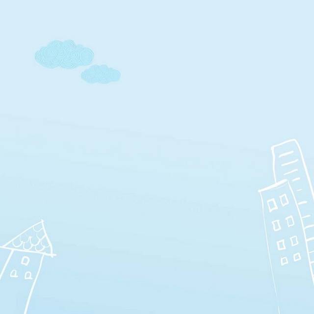 卡通人物校车背景