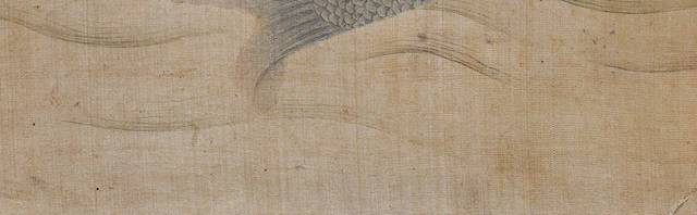 鲤鱼图水墨画