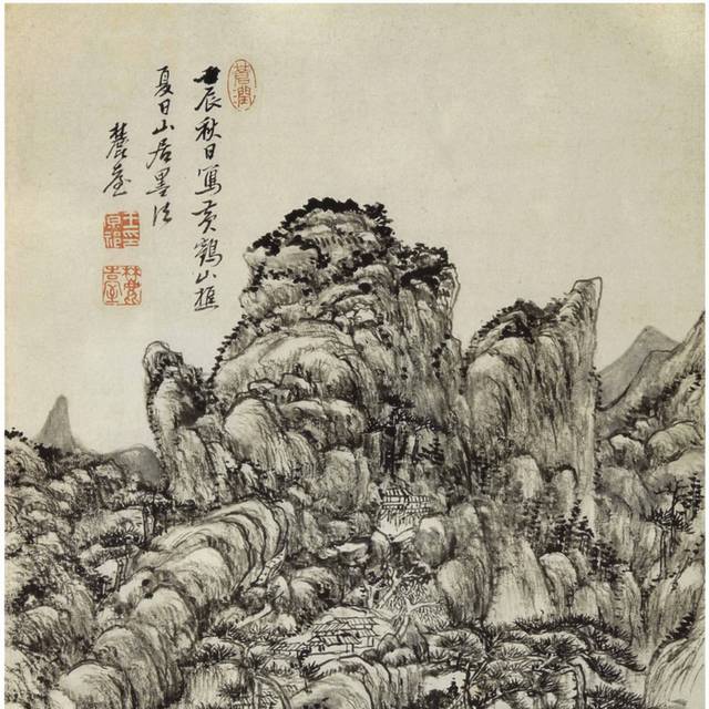 中国风意境山水装饰画