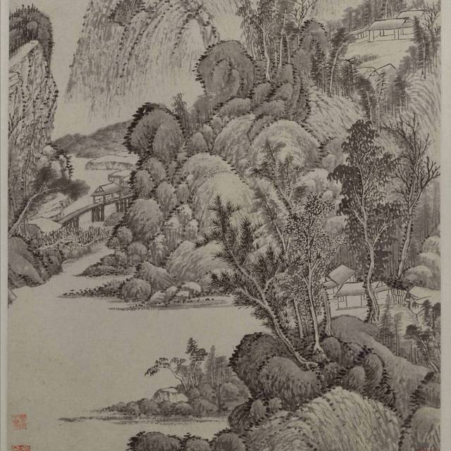 中式古典壮丽山河图