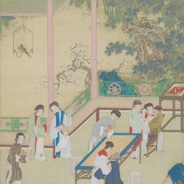 金瓶梅插图装饰画模板