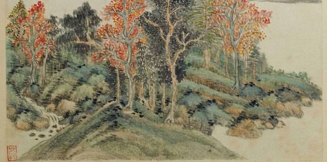 著名诗人杜甫诗意山水装饰画