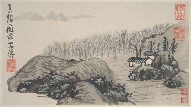 中式古典水墨画图片
