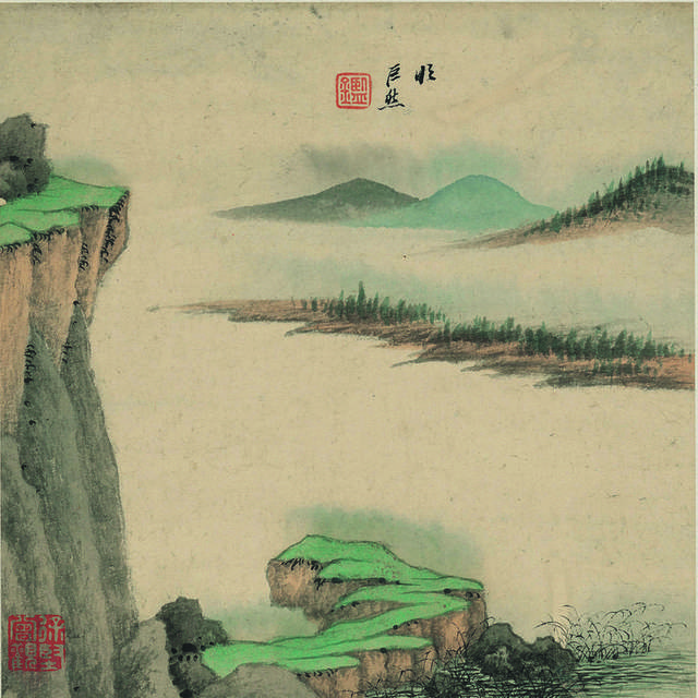 名家水墨山水装饰画图片