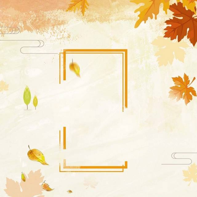 秋日创意简约秋天素材9