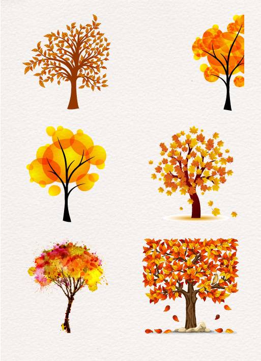 秋天树木创意素材2