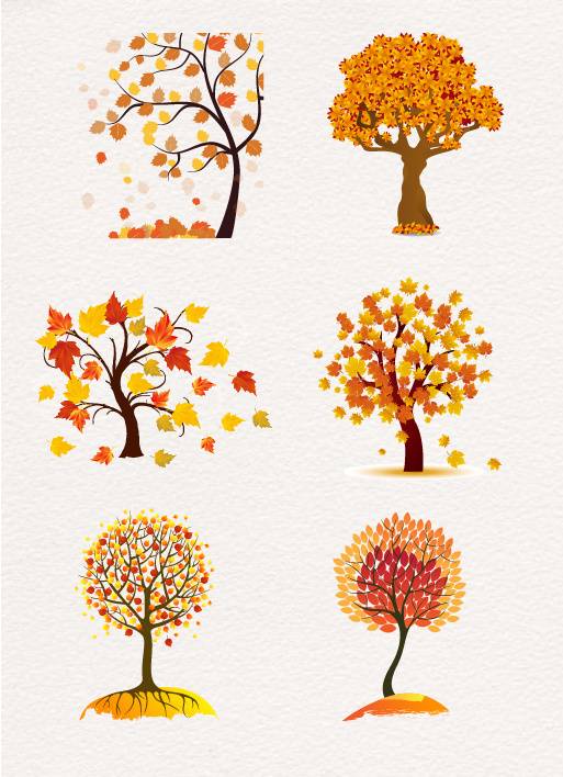秋天树木创意素材4