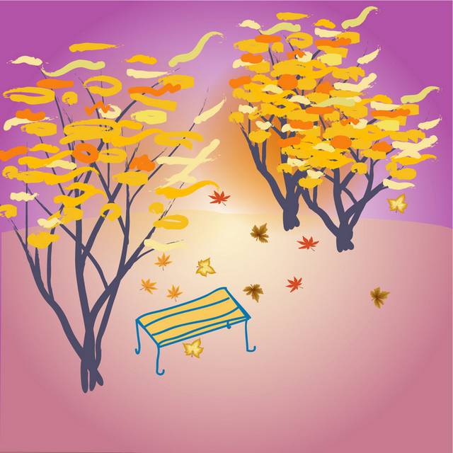 精美创意秋季落叶素材