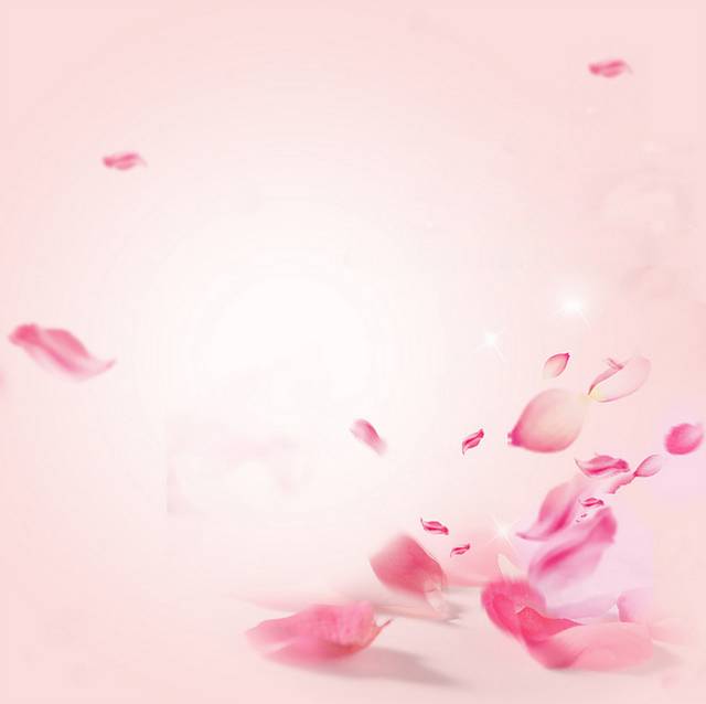 粉色花瓣广告背景