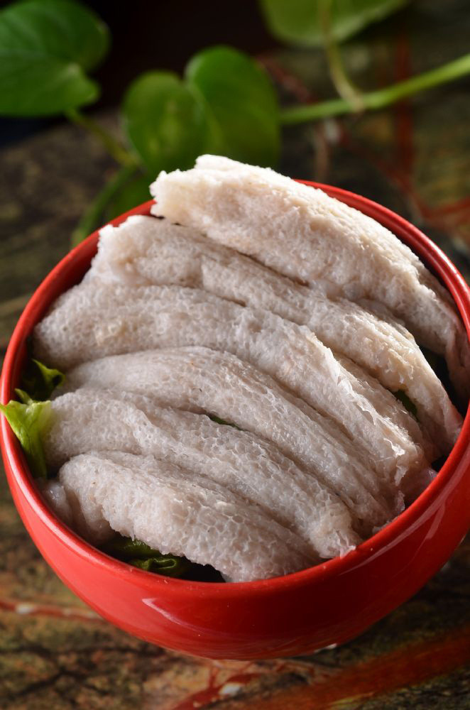 野生竹笙虾滑美味高清图片