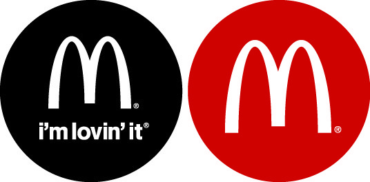 麦当劳logo色值图片
