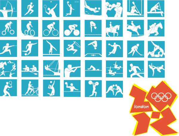 图品汇 设计元素 卡通手绘 奥运会运动图标上图作品的源文件由图品汇