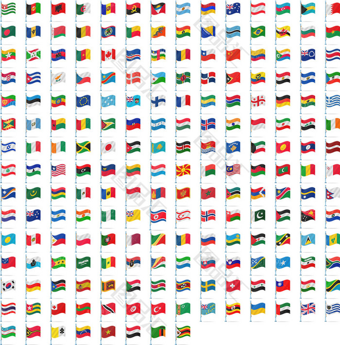每个国家的国旗图画图片