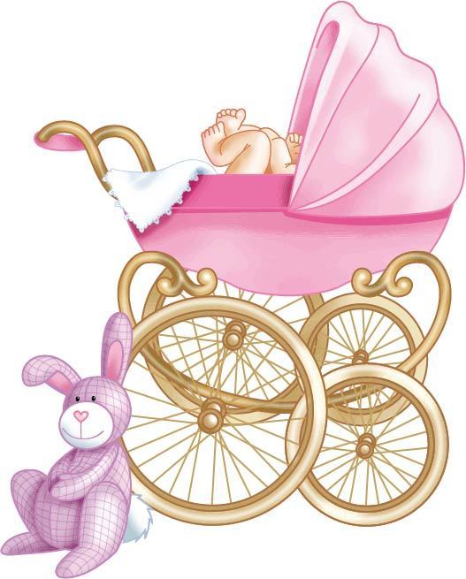 图品汇 设计元素 卡通手绘 粉色婴儿车上图作品的源文件由图品汇优选
