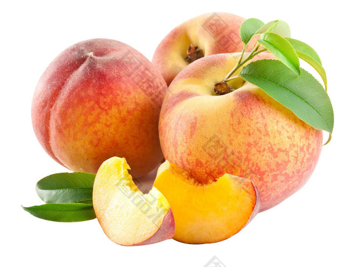 新鲜水果素材水蜜桃 图品汇