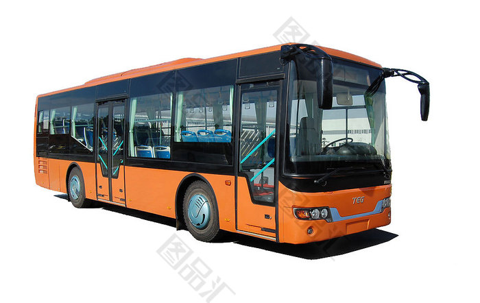 该作品主要内容是橙色公交车,尺寸为1000px*1000px,格式为png,颜色