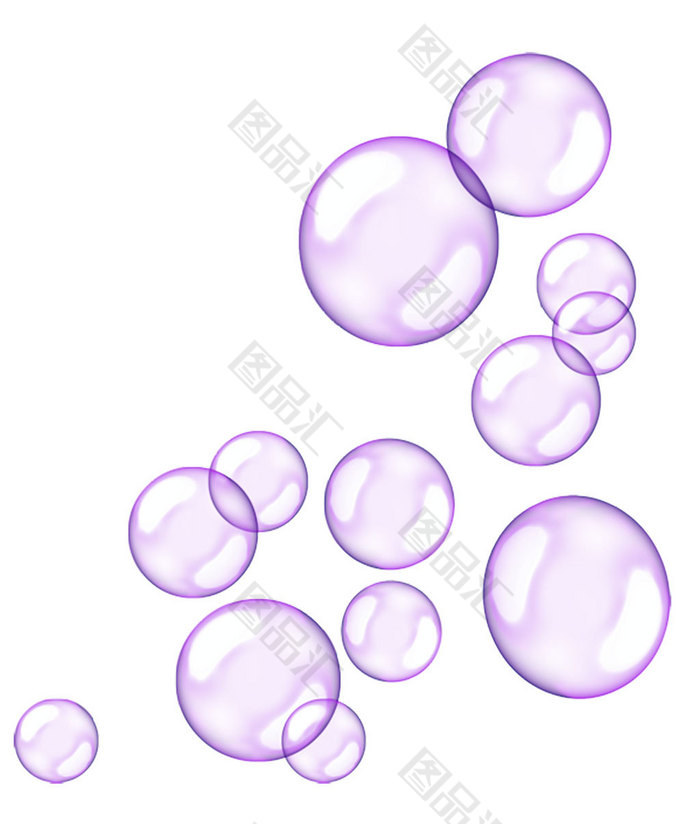 紫色泡泡素材 图品汇