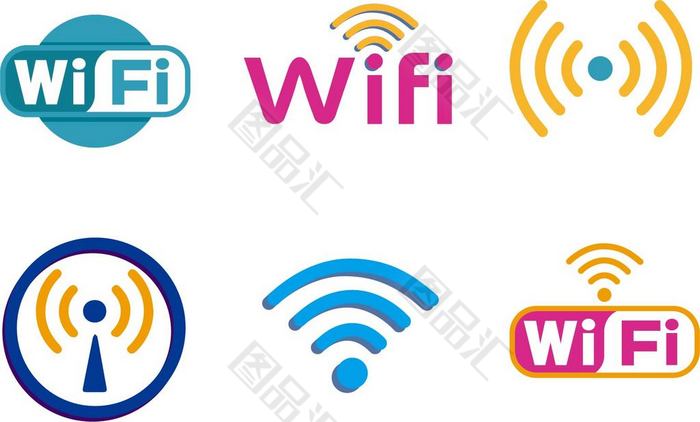 wifi图标矢量元素