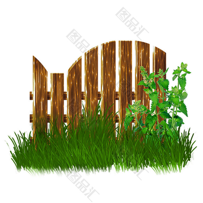 木头篱笆素材下载