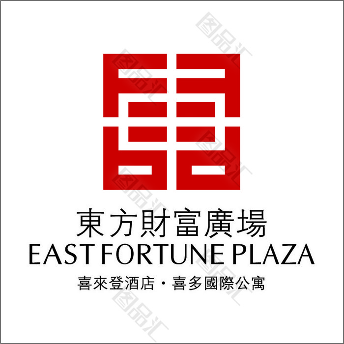 东方财富广场logo标志